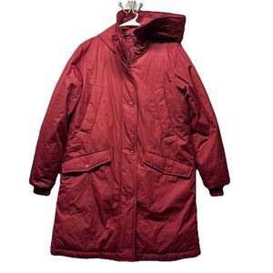 Marc O Polo Women’s Red Puffer Jacket Parka Down Coat Size 36 US Medium